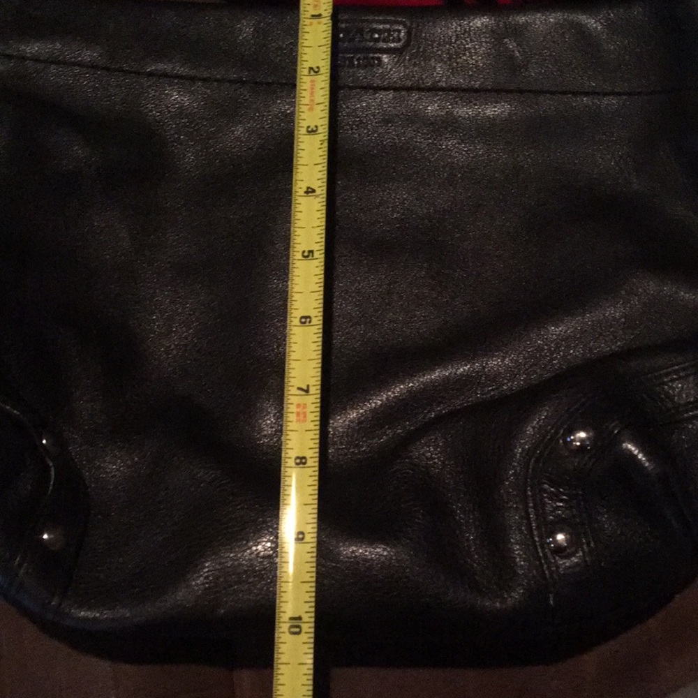 Coach Black Leather Handbag - Picture 11 of 12
